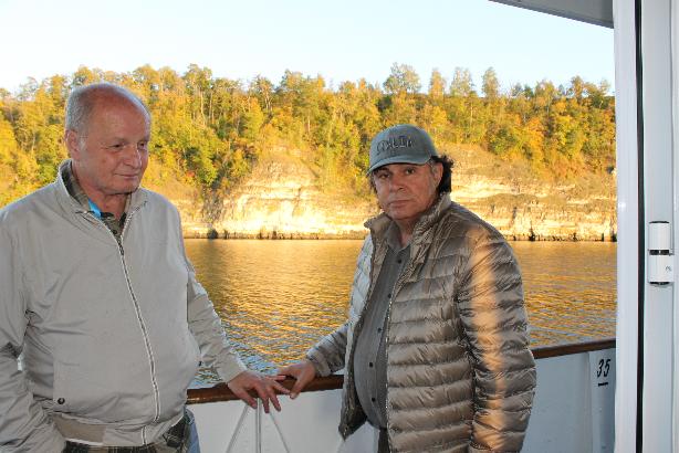 слева направо: Соколов Борис Яковлевич, президент ТПП Нижнего Тагила, Запьянцев Герман Иванович, президент ТПП Магнитогорска