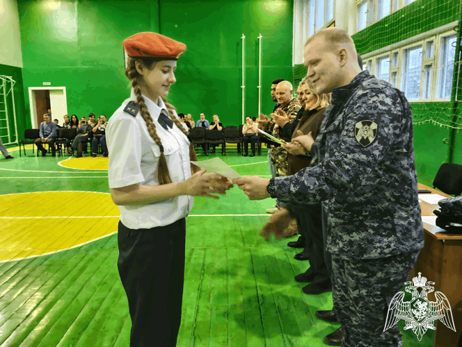 Патриотические мероприятия с кадетами Росгвардии прошли в Усинске ко Дню Победы
