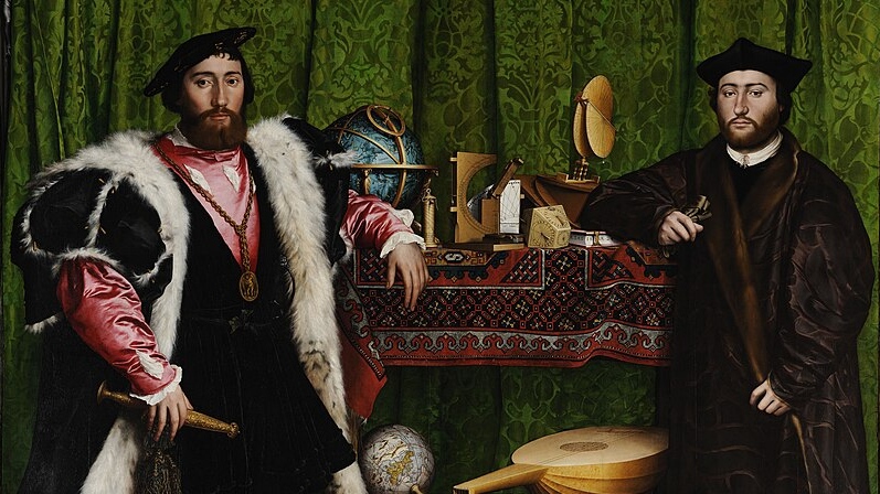 Ганс Гольбейн Младший. Послы (фрагмент). 1533