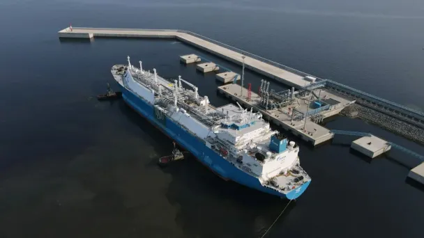 «Газпром СПГ Портовая» (Фото: «Газпром»)