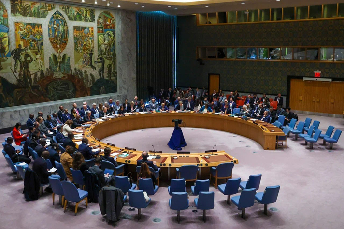 Заседание собеза ООН. Фото министерства иностранных дел РФ.