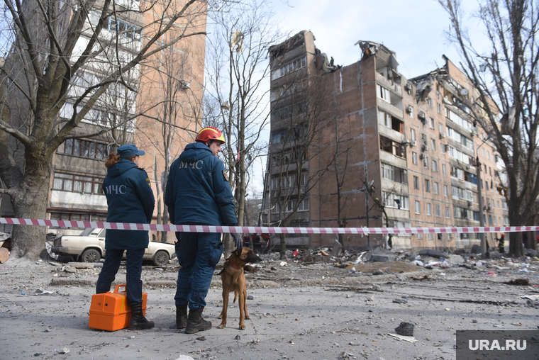 Последствия обстрела ВСУ Киевского района г. Донецк. ДНР, Донецк