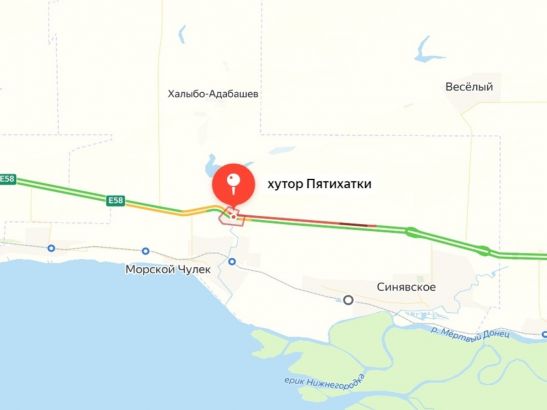 На трассе в Ростовской области образовался десятикилометровый затор