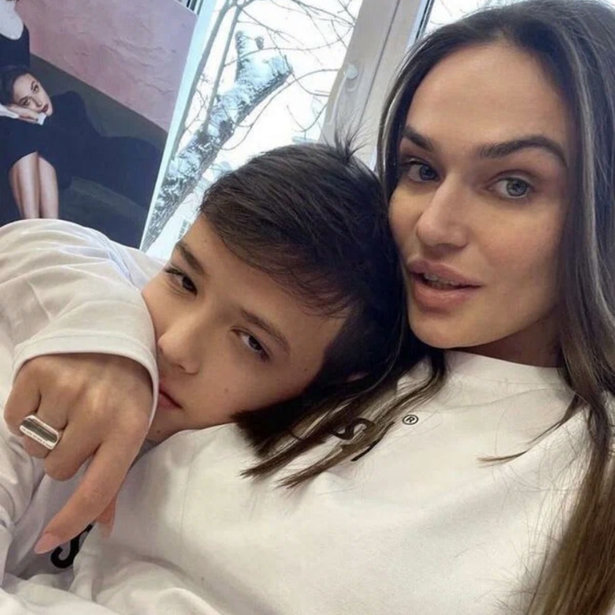 Алена водонаева с сыном фото