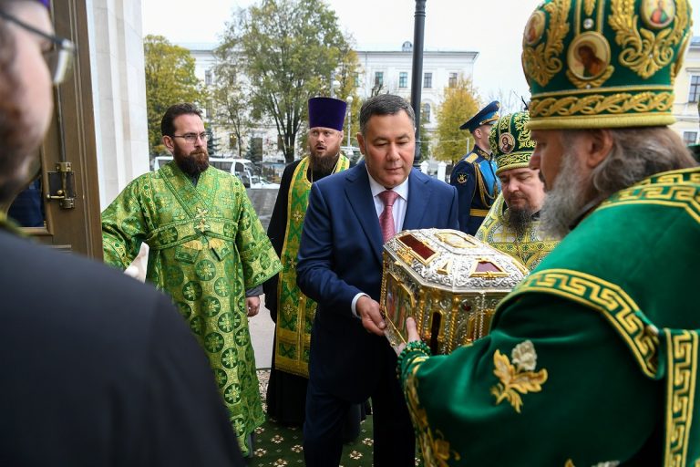 В Тверскую область прибыл ковчег с мощами основоположницы женского монашества в России