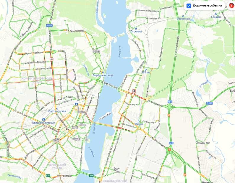 Проект дублера московского проспекта воронеж схема