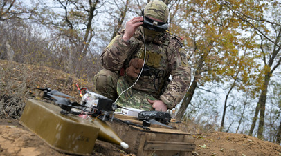 Оператор FPV-дрона ВС РФ