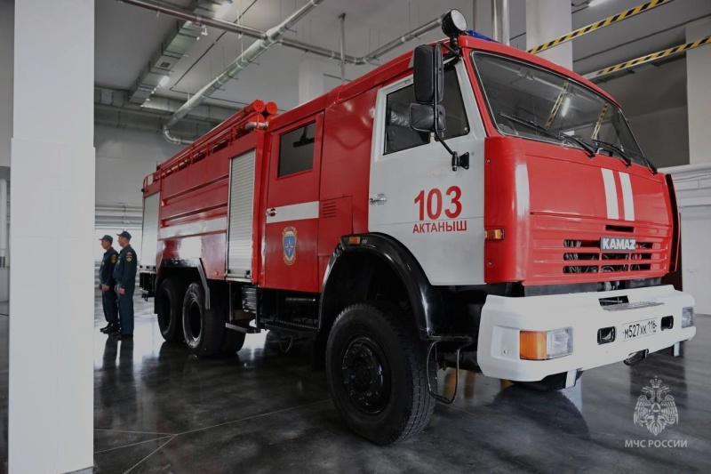 В Республике Татарстан открыто новое пожарное депо