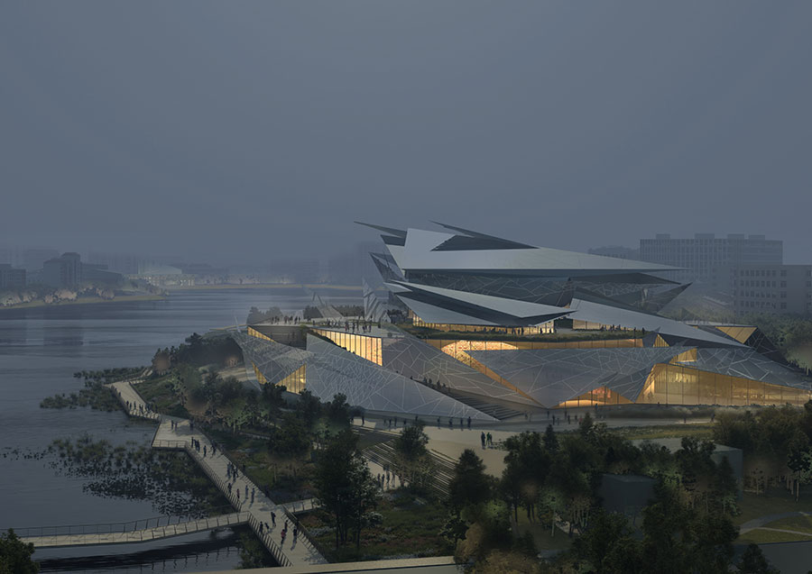 Фото: эскиз нового здания театра Камала с сайта Wowhaus