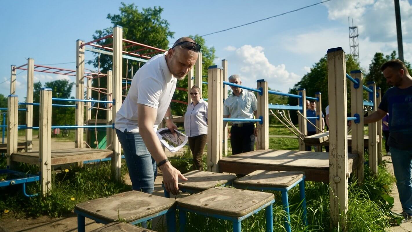 Замена площадок