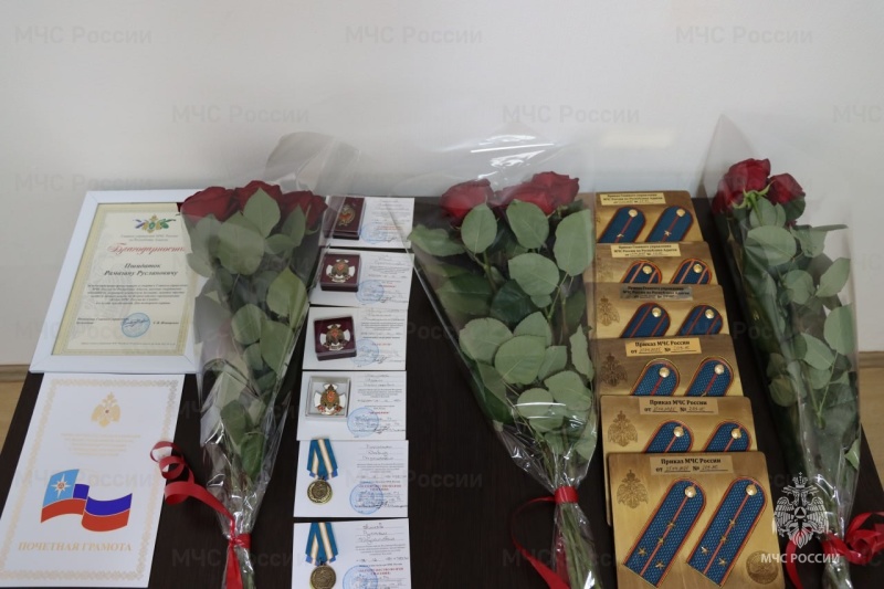 Торжественное мероприятие, посвященное Дню пожарной охраны России
