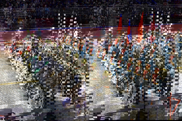 Военные музыканты Росгвардии выступили на открытии XVII Международного военно-музыкального фестиваля «Спасская башня»