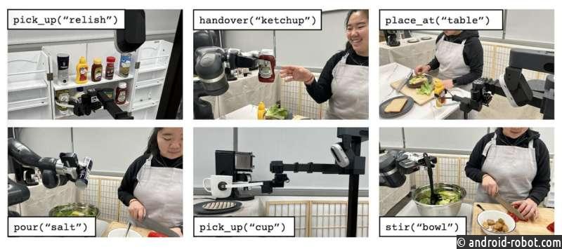 Представлена система, которая позволяет домашним роботам готовить вместе с людьми