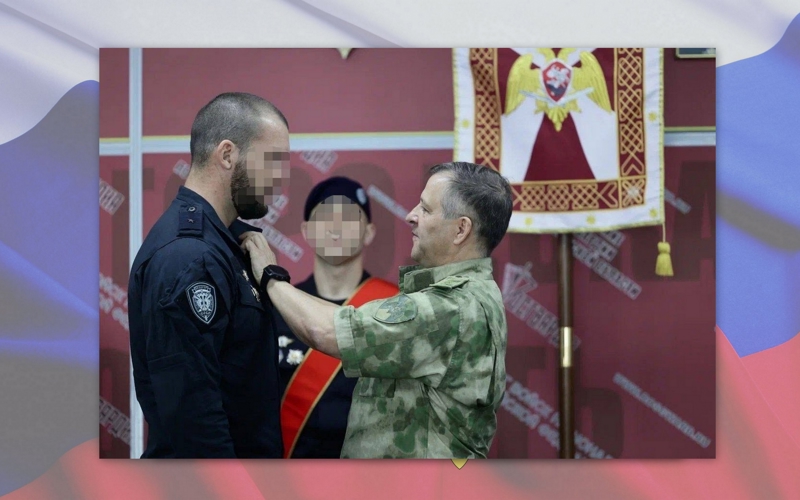 Вымпелом директора Росгвардии награждено управление ведомства по Белгородской области