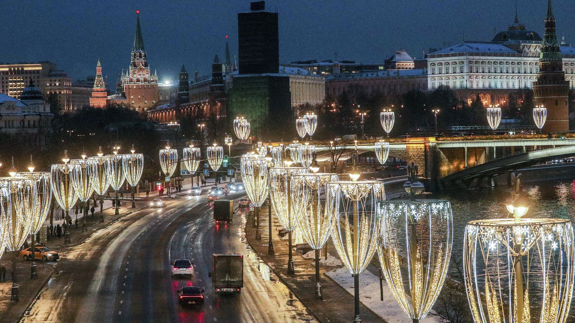 москва украшена к новому году