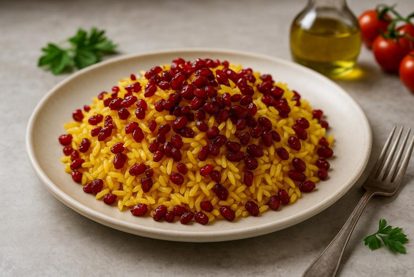Шафрановый рис с барбарисом