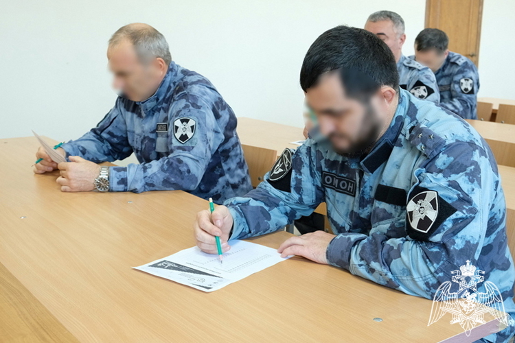 В Дагестане росгвардейцы приняли участие в «Большом этнографическом диктанте»