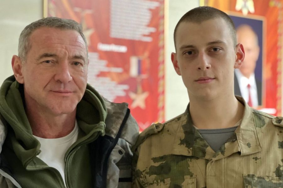 Сын актера из «Ликвидации» Максима Дрозда служит в Новосибирске
