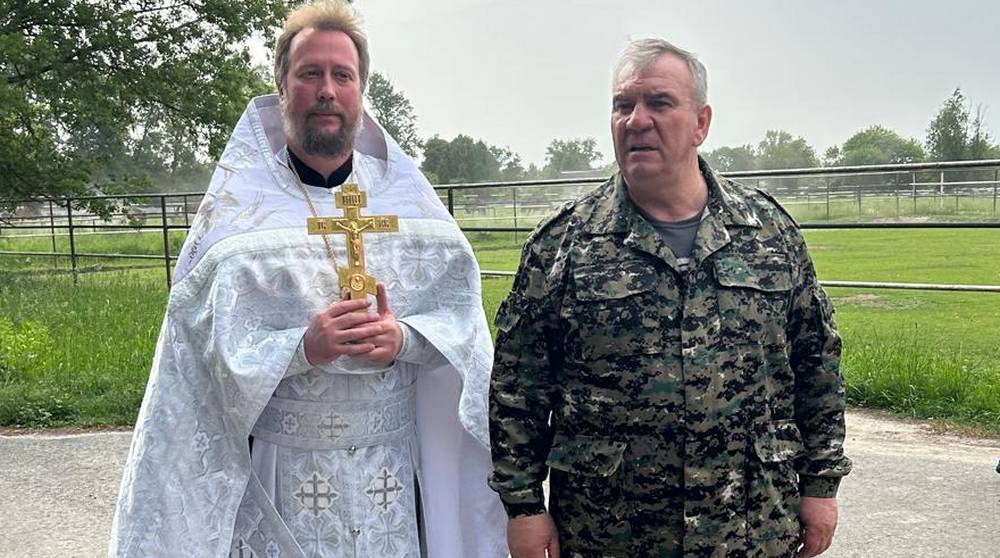 В день Вознесения Господня благочинный Брасовского церковного округа совершил молебен