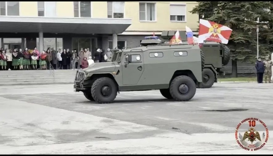 Сотрудники Управления Росгвардии по Вологодской области стали участниками патриотического автопробега, посвященного Дню Победы 