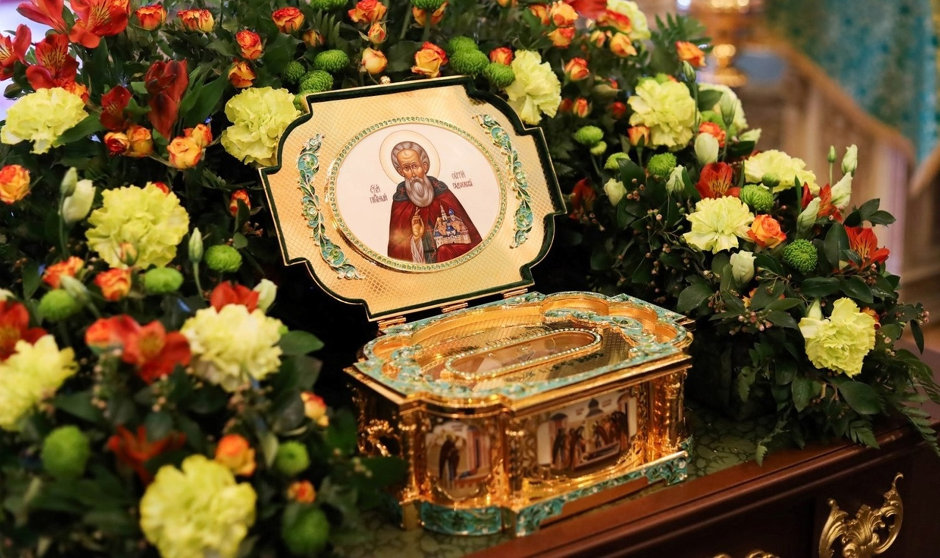 В Челябинскую область привезут ковчег с мощами Сергия Радонежского
