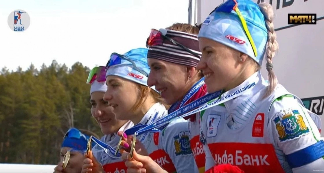 Биатлонистки из Нижневартовска завоевали золотые медали на чемпионате России
