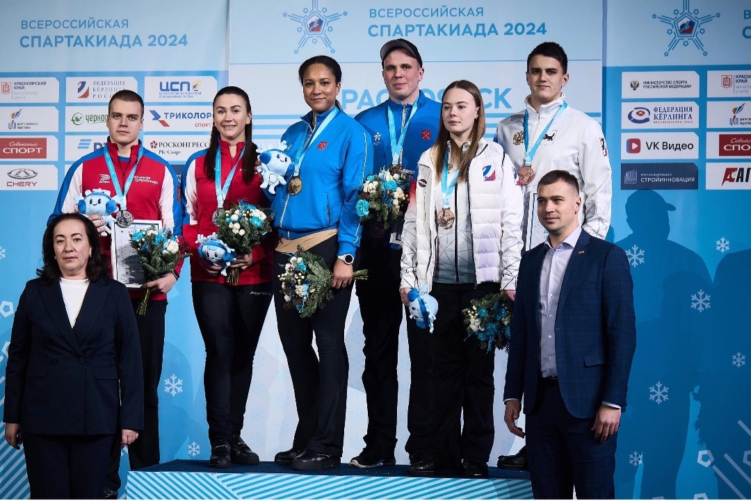 Спортсмены Приангарья стали призёрами II Всероссийской спартакиады сильнейших по кёрлингу