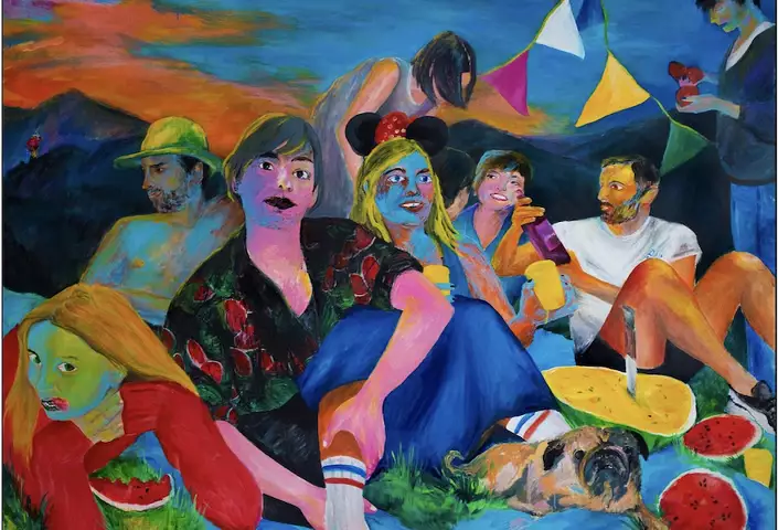 MR Group организовала закрытый показ живописи переживаний и перевоплощений Оли Австрейх