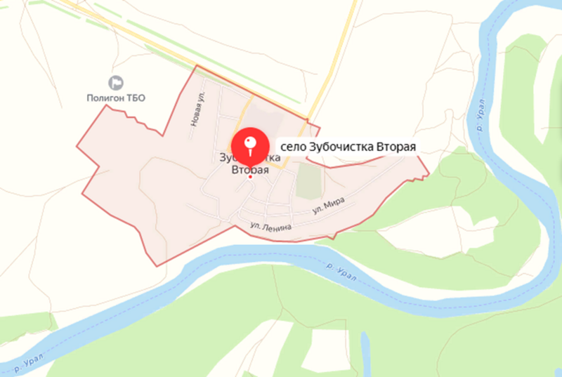 Поселок 9 января оренбург карта