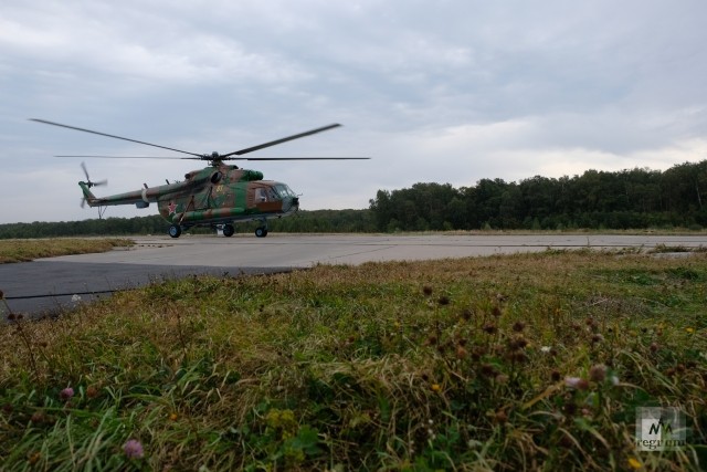 При падении вертолёта Ми-8 в Брянской области пострадала женщина