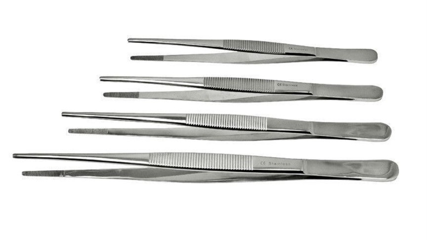 Окончатый пинцет офтальмологический. Перевязочный пинцет. Пинцет полимерный одноразовый стерильный 200 мм. Перевязочный пинцет. Пинцет стерильный 200мм.