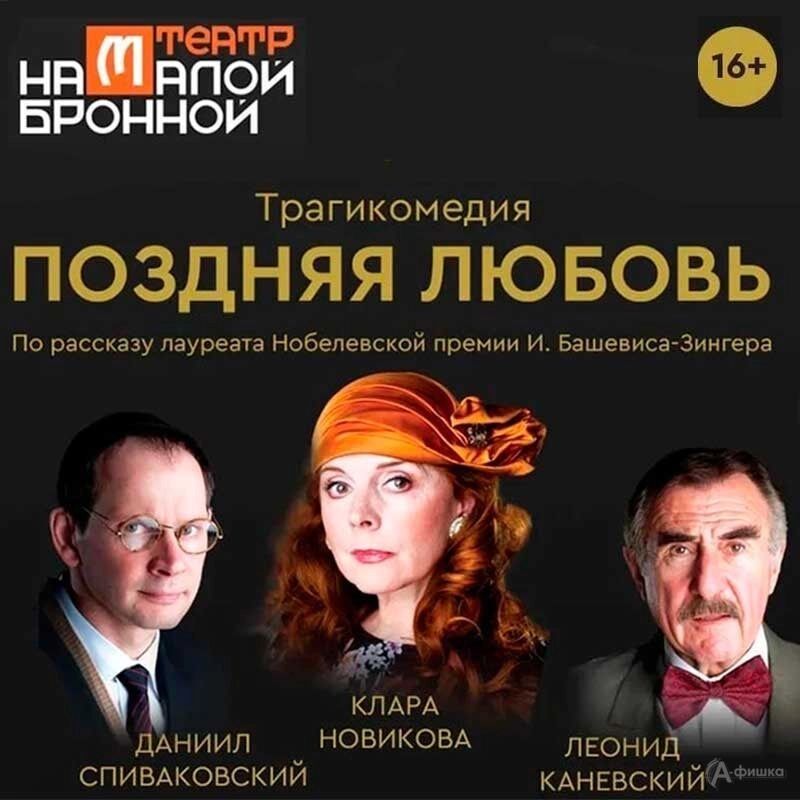 Постер спектакля с Леонидом Каневским