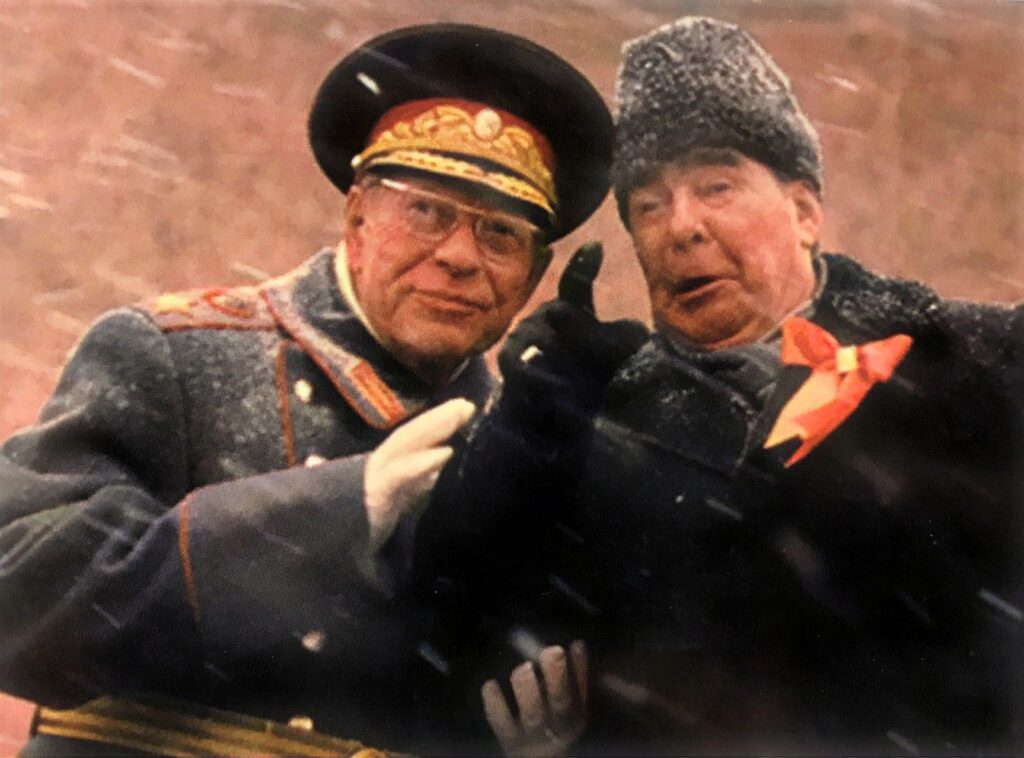 ustinov i brezhnev