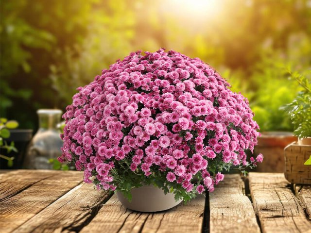 Хризантема мультифлора Белго Лилак (Belgo Lilac) 