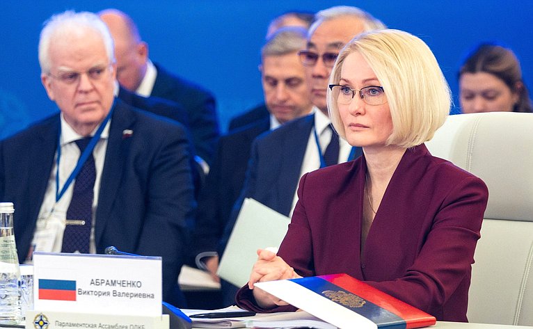 Участие делегации Совета Федерации во главе с заместителем Председателя Совета Федерации в заседании совета ПА ОДКБ