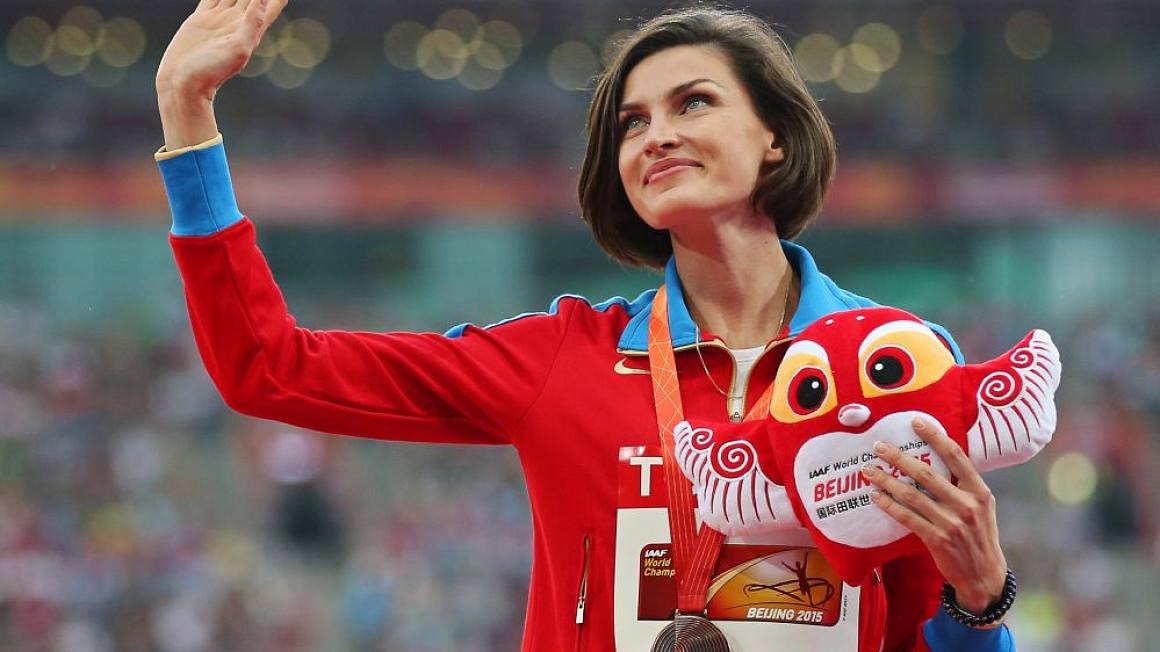 Анна Чичерова прыжок с шестом