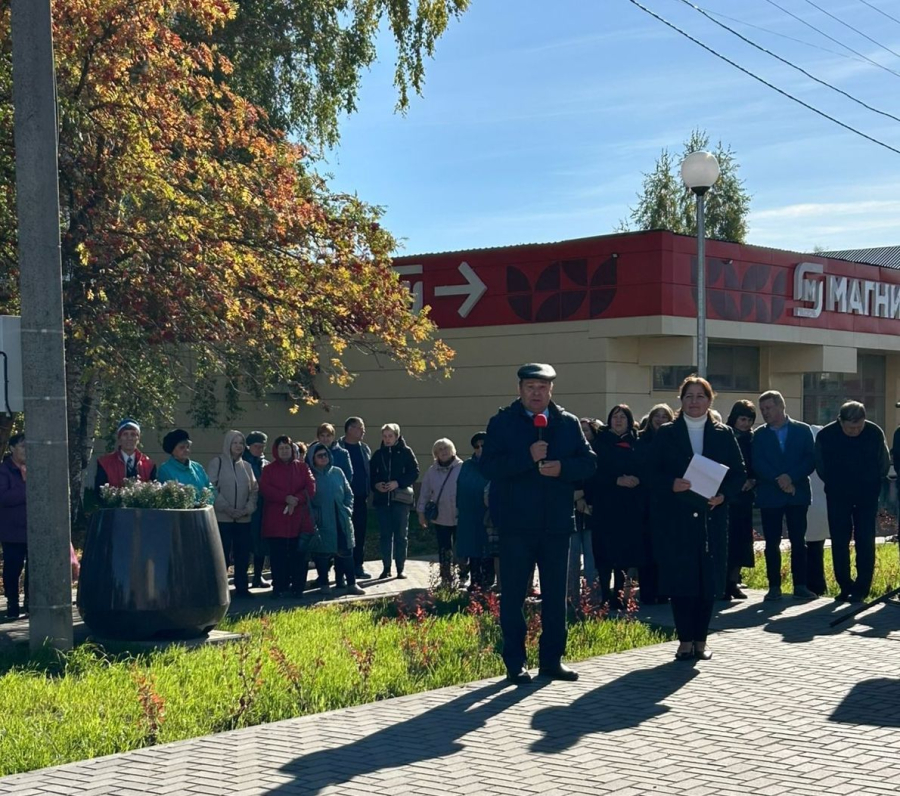 Благоустройство сквера в Шарье