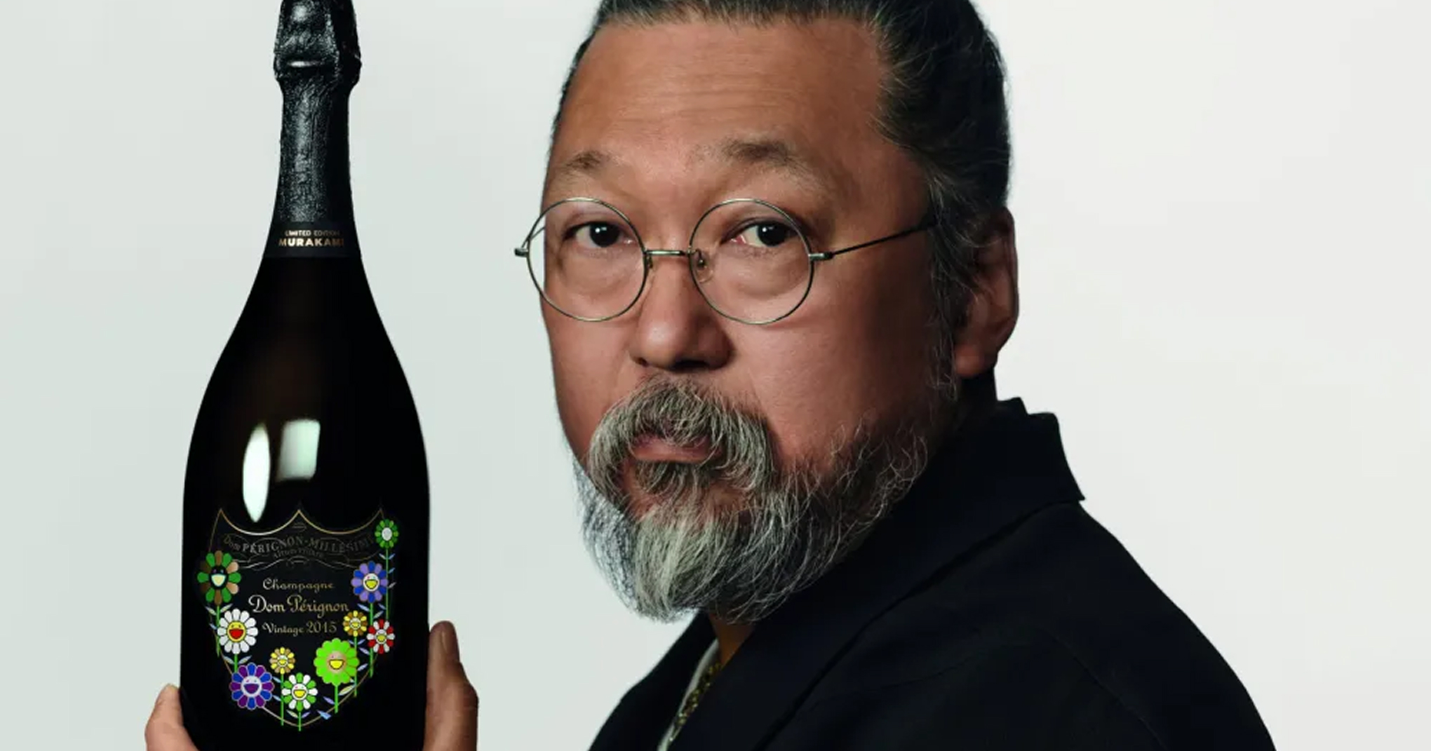Такаси Мураками создал дизайн для бутылок Dom Pérignon (фото 1)