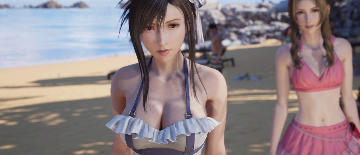 Косплеерша показала большую грудь и попу в образе Тифы из Final Fantasy VII Rebirth