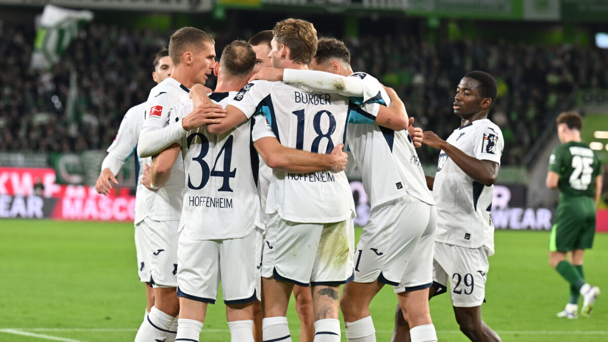 «Хоффенхайм» обыграл «Вольфсбург» в матче Бундеслиги, Бюргер оформил дубль