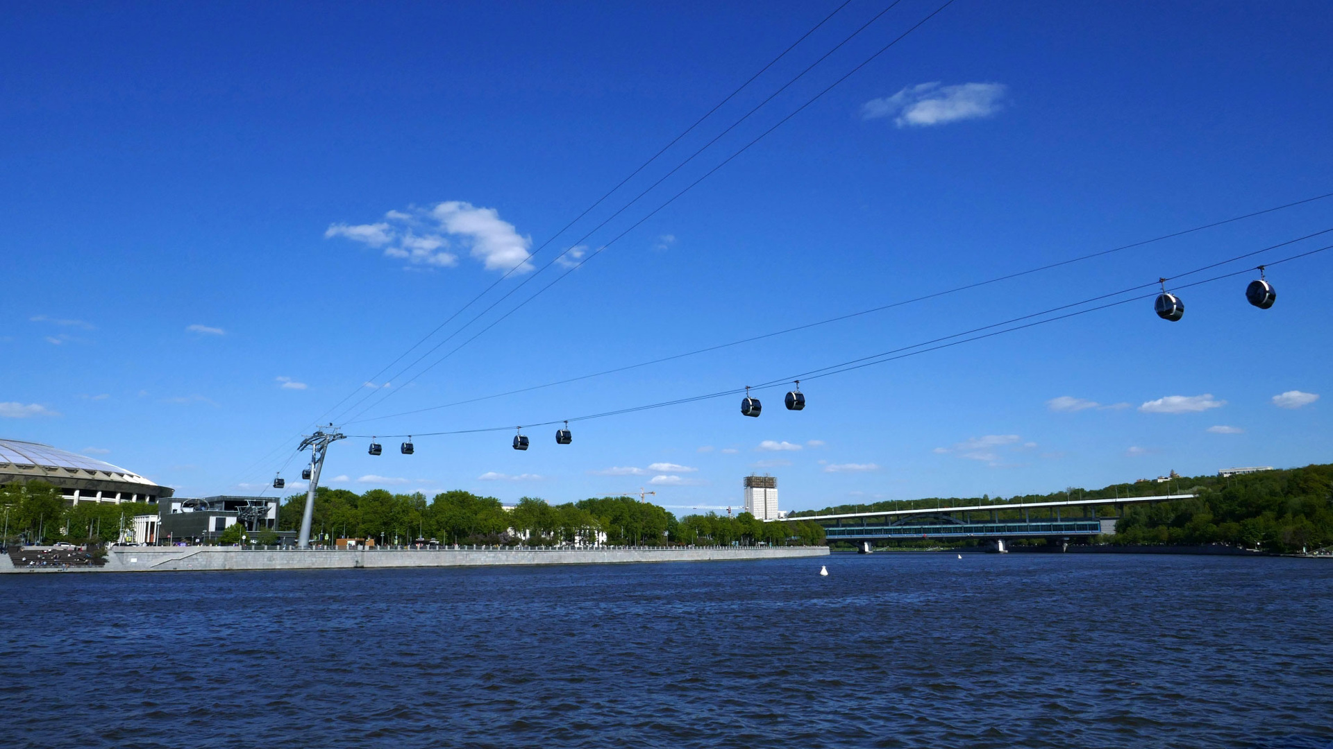 канатная дорога в москве воробьевы горы