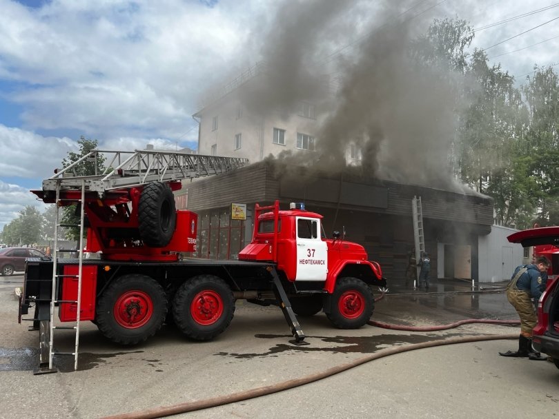 В городе Башкирии произошло серьезное возгорание пиццерии