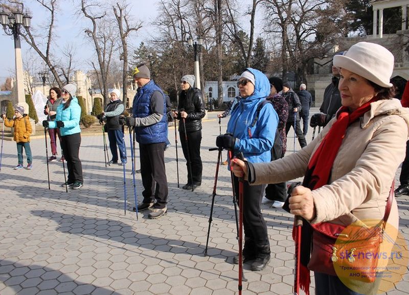 Кисловодский национальный парк Скандинавская ходьба