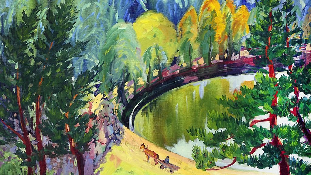 В Барнауле открылась юбилейная выставка известного художника Владимира Максименко Фото №2