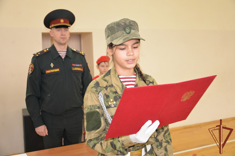 Профильный класс Росгвардии открылся в Башкортостане