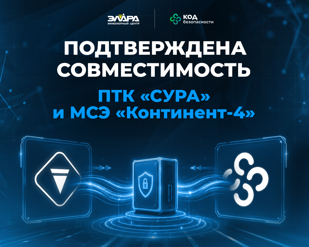 Совместимость ПТК СУРА, Эликонт-КС, MasterOPC (IEK Group) и межсетевого экрана Континент-4 (Код безопасности)