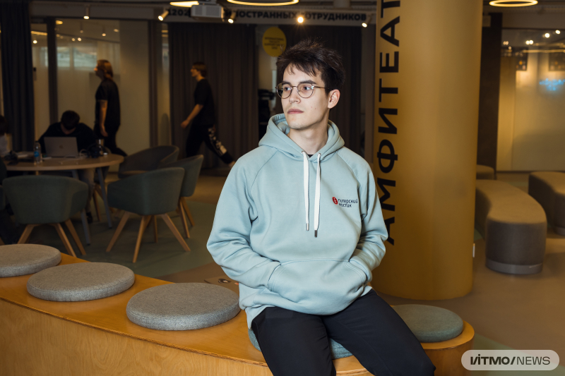 Артемий Блинов. Фото: Дмитрий Григорьев / ITMO NEWS 