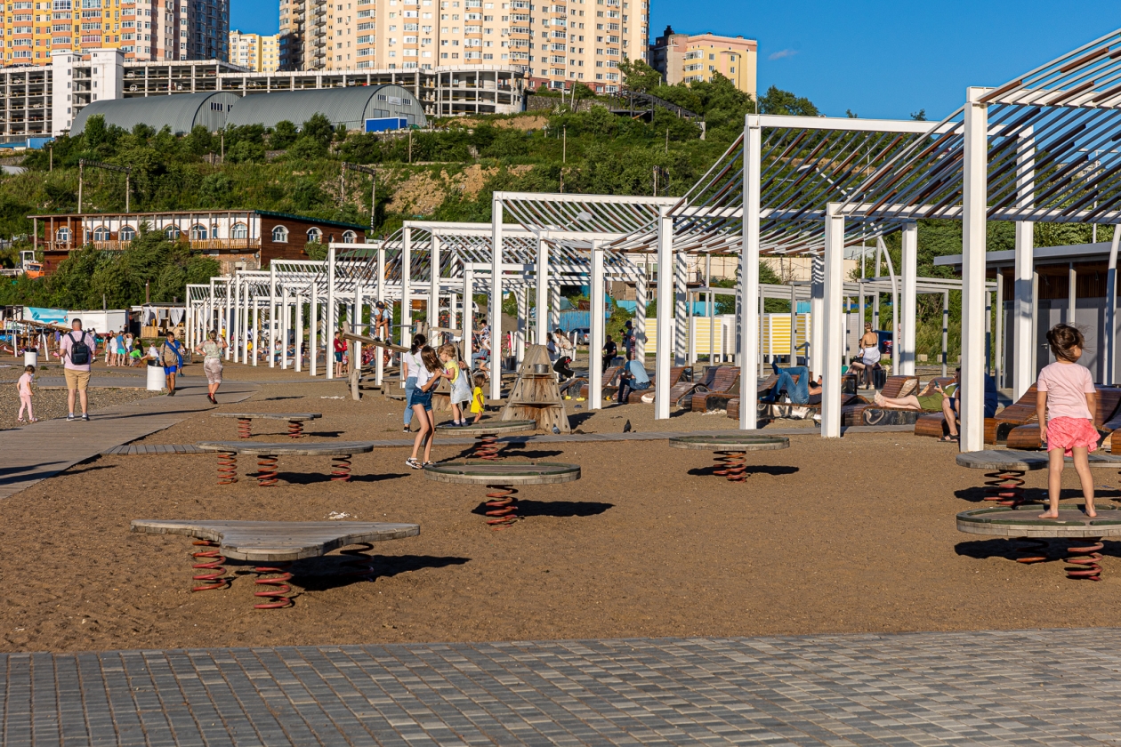 Пляж на татарской владивосток фото