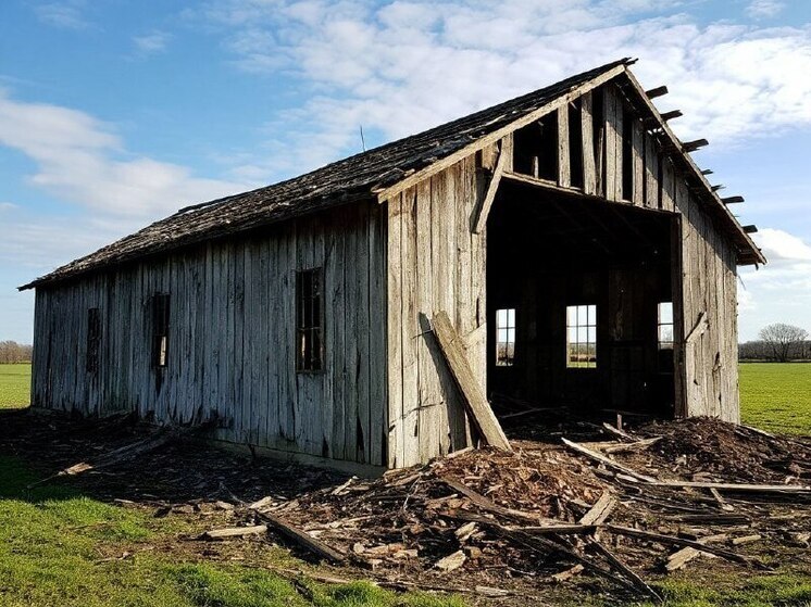 В Гвардейске нашли заброшенную молочную ферму