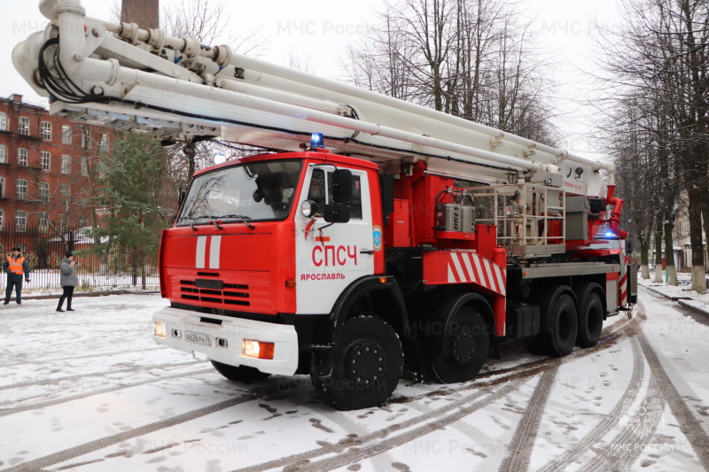 Пожарно-тактические учения на Комбинате технических тканей